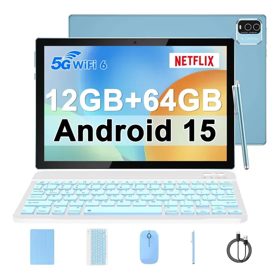Tablet Android 15 10 Pulgadas 128gb 12gb Ram Wifi Hd