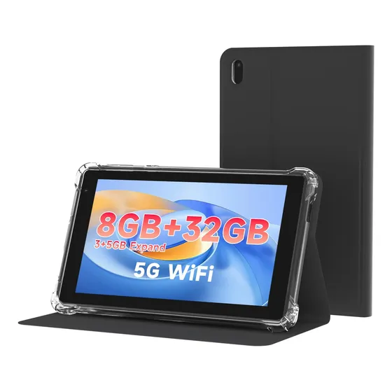 Wuiuhou 7 Inch Android 14 Tablet, Tablet With Case, 8gb Ram