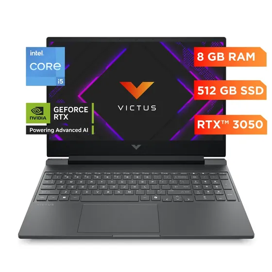 Portátil Hp Victus Gaming 15-fa2009la Intel Core I5-13420h Nvidia Geforce Rtx 3050 8gb Ram 512gb Ssd Windows 11 Home