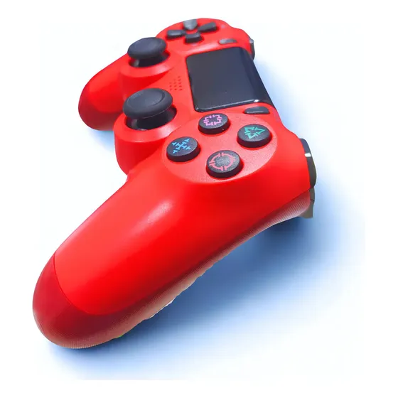 Joystick Inalambrico Compatible Con Pc Celular Y Ps4 Color Rojo