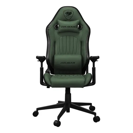 Silla Gamer Ergonomica Cougar Explore Royal Verde Terciopelo