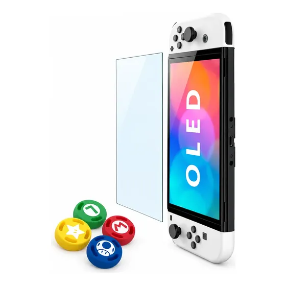 Vidrio Protector Templado Nintendo Switch Oled Dureza 9h