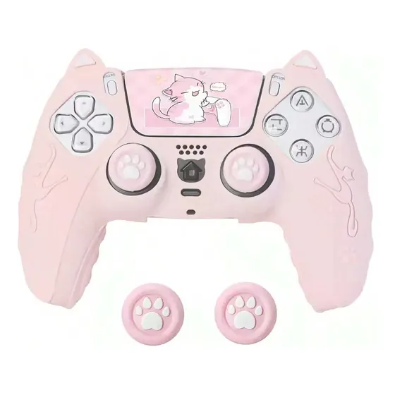 Funda Gatito Para Joystick Ps5 Con Grip Para Palancas