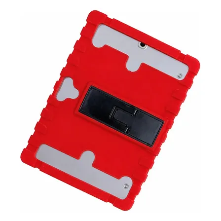Funda Tablet 9.6 A 10.5 Niños Antigolpe Soporte Golpes Tpu Rojo