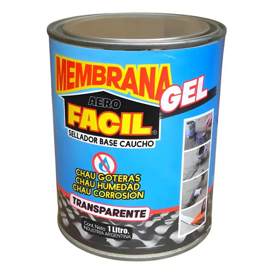 Membrana Facil Sellador Caucho Líquido Gel 1 L Transparente