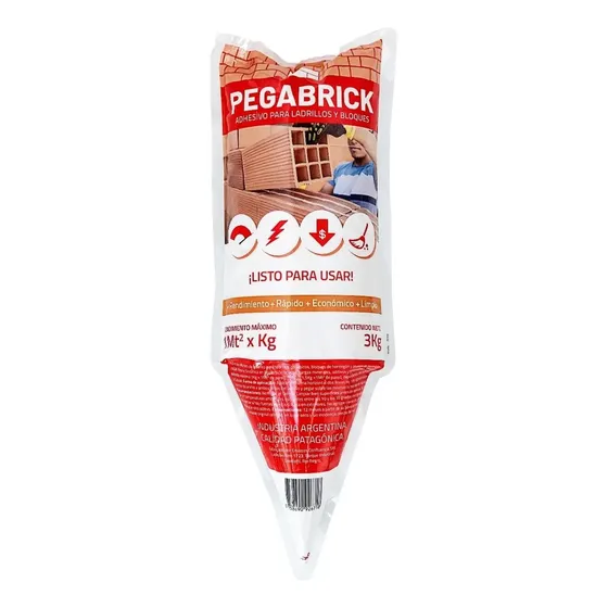 Adhesivo Pegamento Para Ladrillos Pegabrick X 3kg