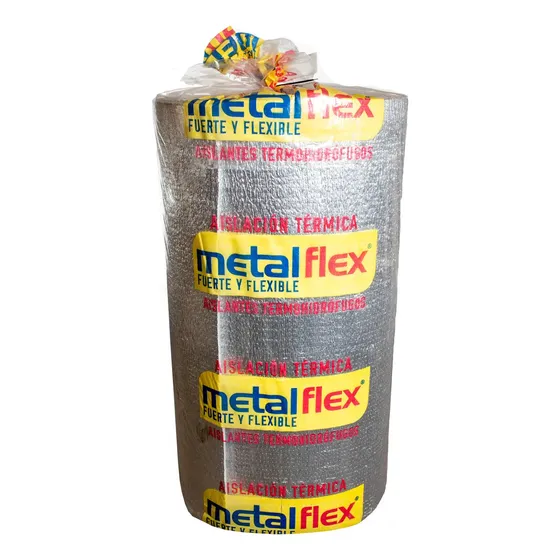 Aislación Térmica Para Techos De Chapa 5 Mm Metalizada 20 Mt Aislacion Termico Techo Metalflex