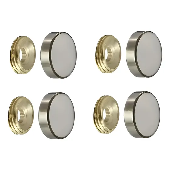 Pack De Embellecedor De 12mm Tapa Tornillo Cromado X12 U