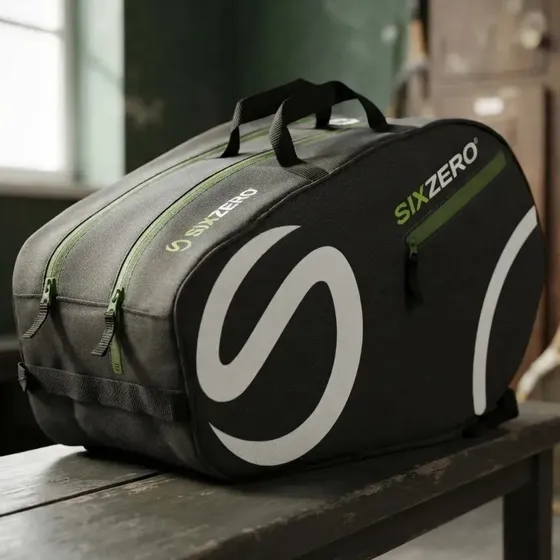Bolso Paletero de Pádel Sixzero 2.0 Negro/Blanco