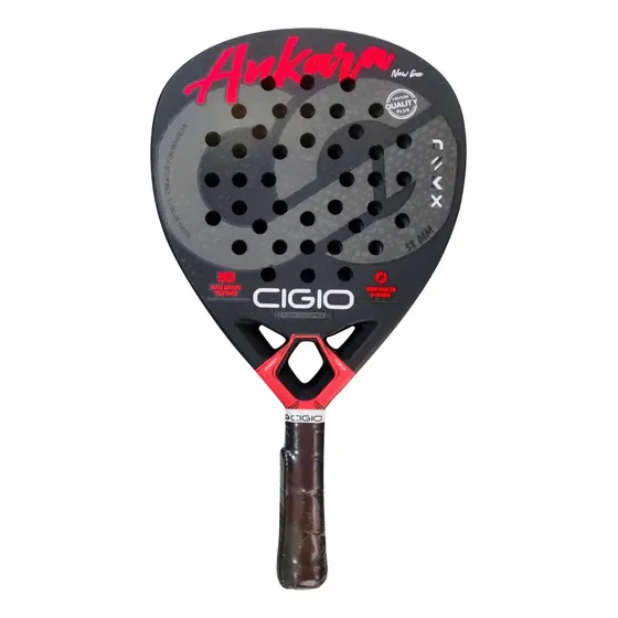 Cigio Paleta de pádel Ankara 2024 Carbono y Textura 3D Color Negro
