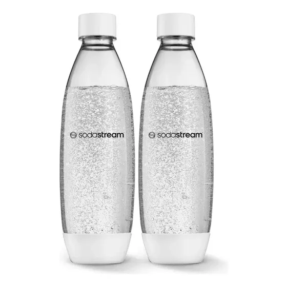 Botellas Sodastream Twinpack 1 Litro Pack X2 Color Blanco