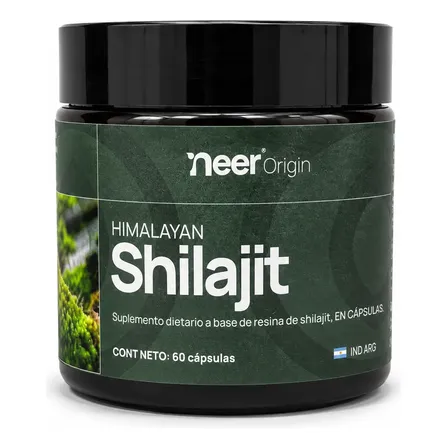 Neer Shilajit 60 Cápsulas Sin Sabor
