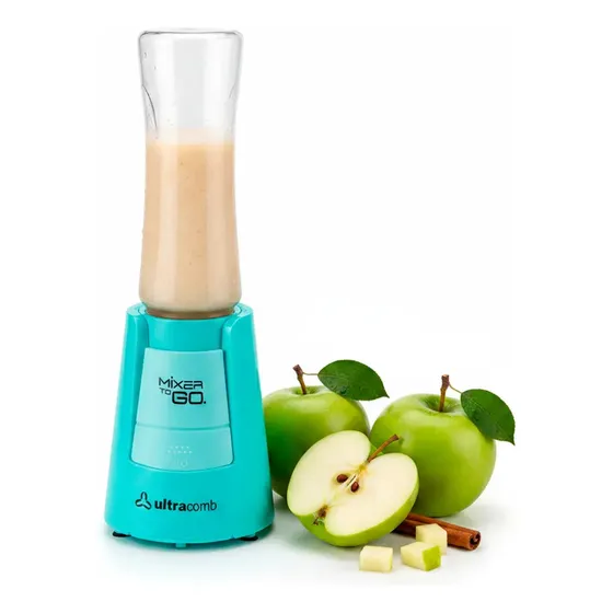 Licuadora portátil Ultracomb Mixer To Go LC-2203 600 mL turquesa con jarra de plástico