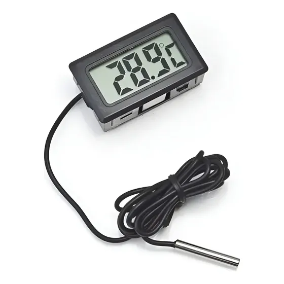 Tester Digital Heladera Split Cava Cable 1mts Con Bulbo