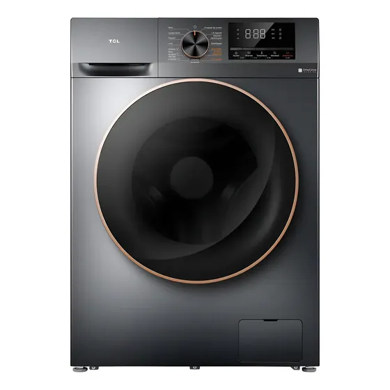 Lavasecarropas Tcl Inverter Modelo C2210wdg 10/6 Kg Gris Oscuro