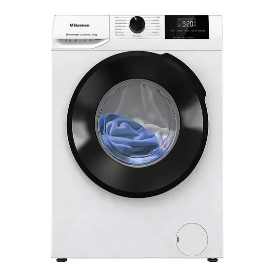 Lavarropas Hisense Wfg16541bw 6.5kg Lavado Rapido Blanco