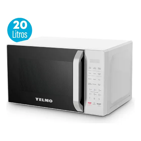 Microondas Digital Led Yelmo Hm-9020 Táctil 20 Litros 1100w
