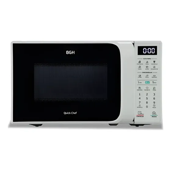 Microondas 20lts Bgh Quick Chef B120db20i Digital Blanco
