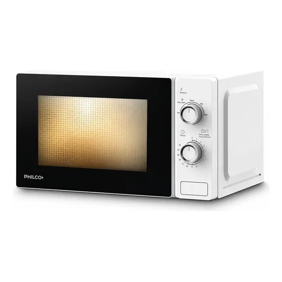 Microondas Philco Rotativo 20 L Blanco Quilmes