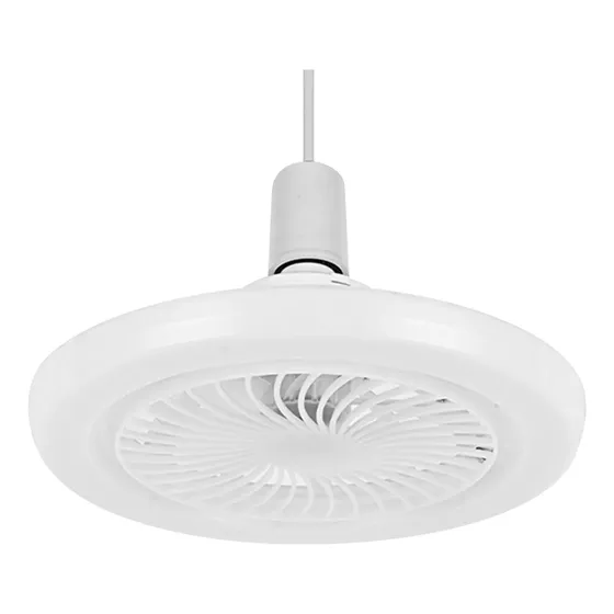 . Ventilador De Techo E27 Con Luces Ventilador Bajo Cerrado