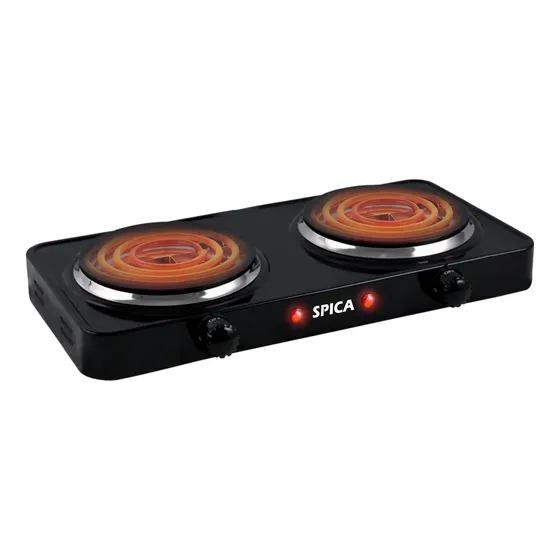 Anafe Electrico De Dos Hornallas Spica Sp-1040 Cocina 220v