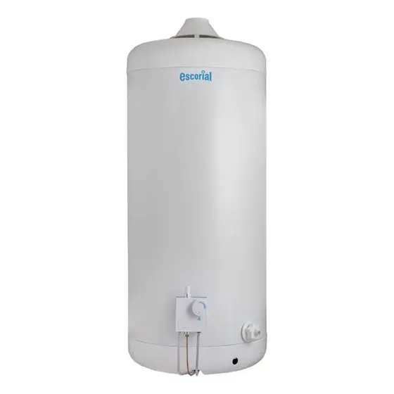 Termotanque Escorial 80 Litros Superior Gas Natural Color Blanco