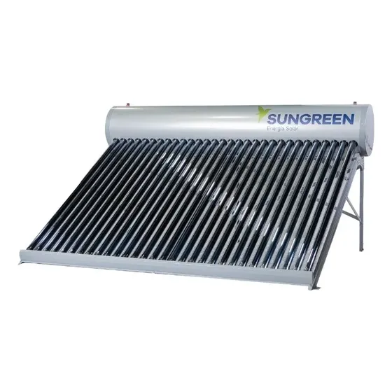 Termotanque solar 300L Sungreen SGA300 plateado con protección anticorrosiva