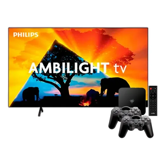 Smart Tv Philips 65  Oled 4k Ambilight + Consola Retroplay