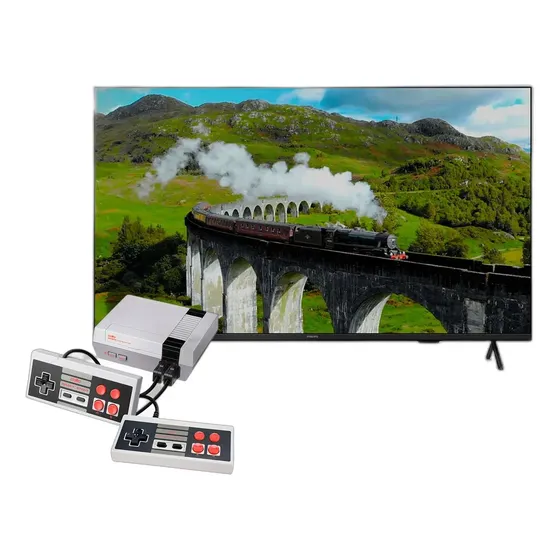 Combo Smart Tv Philips 43  4k Led + Consola Retro Nes