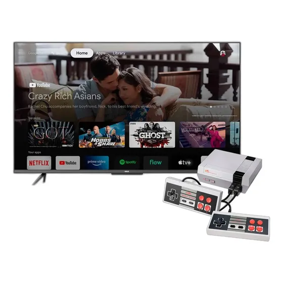 Combo Smart Tv Rca 55  4k Led + Consola Retro Nes