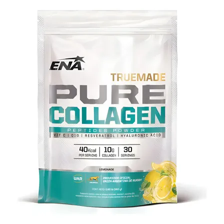 Ena Pure Collagen Truemade Acido Hialurónico Lemonade 360g Sabor Limón