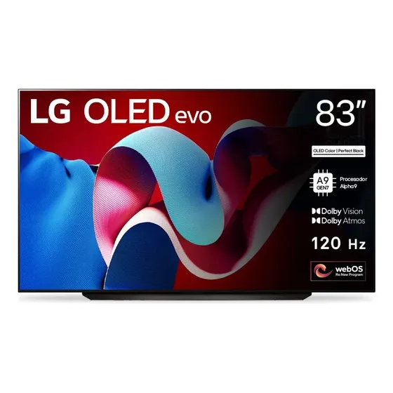 Televisor LG OLED evo AI 83 Pulgadas Smart 4K - OLED83C4PSA