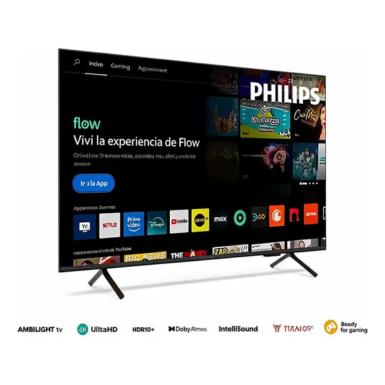 Smart Tv Qled Ambilight 50 50pud8250/77 Titan Os Philips