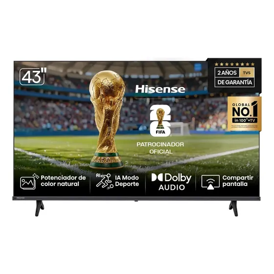 Smart Tv Hisense Pantalla 43 Pulgadas 43a42k Full Hd Cye