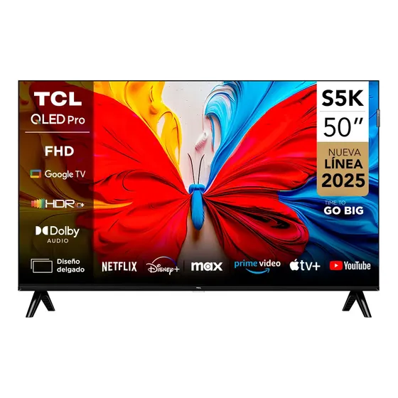Smart Tv 50 Tcl Full Hd Qled 50s5k Google Tv Dolby Plano