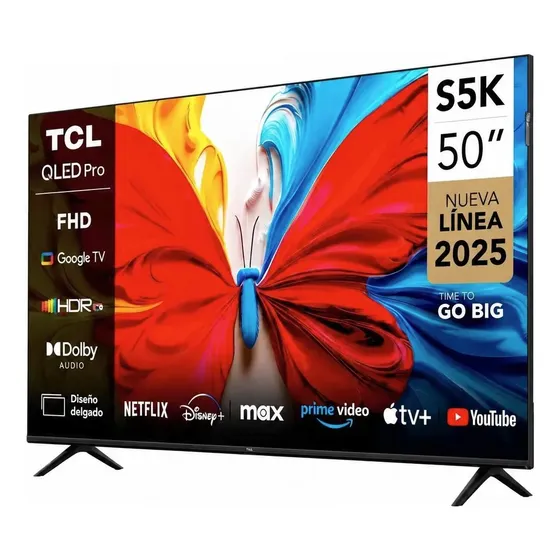 Smart Google Tv Qled Full Hd 50'' Tcl S5k 50s5k Hdr10 Dolby