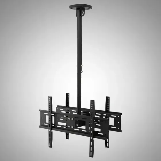 Soporte TV Doble Sarasanto Para Techo 42 A 80 Giratorio para 2 Pantallas