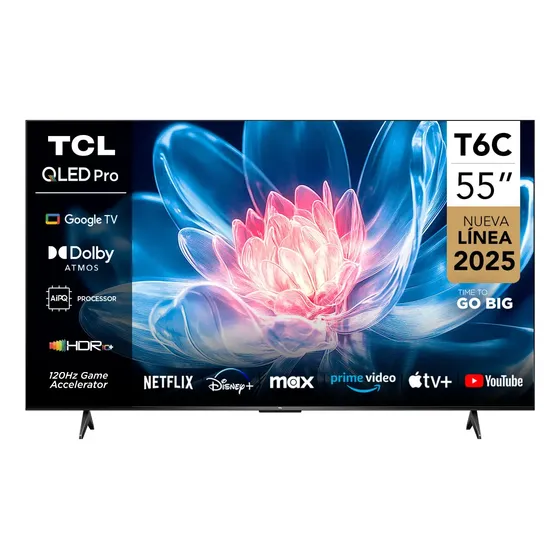 Smart TV 55 TCL 4K UHD QLED 55T6C