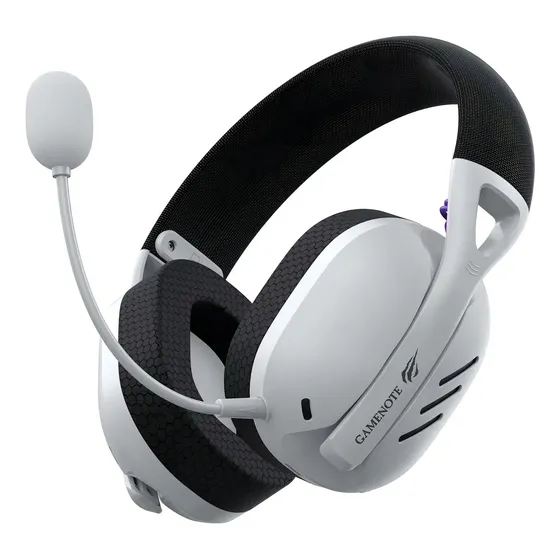 Auriculares Gamer Inalámbricos Havit Fuxi-h3b Wireless USB Bluetooth 3.5mm Micrófono Desmontable para Jugadores Blanco