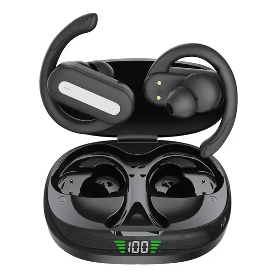 Auriculares Inalámbricos Open-Ear Corevo sp36, Bluetooth 5.4 y Ganchos Deportivos