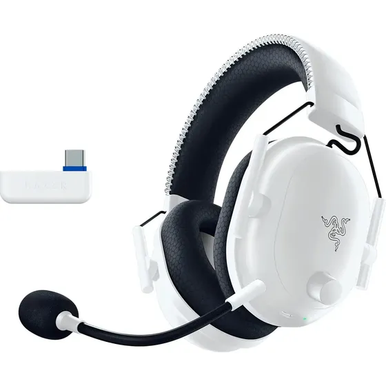 Razer Blackshark V2 Pro Playstation Auriculares Ps5 2.4g Bt Color Blanco