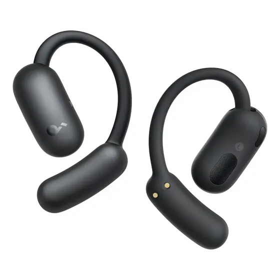 Auricular Abiertos Soundcore AeroFit 2, Ajuste Cómodo, Bajos Potentes, Inalámbrico, Alta Resolución, 42 Horas de Reproducción, Bluetooth 5.4, Carga Inalámbrica, IP55, Color Negro