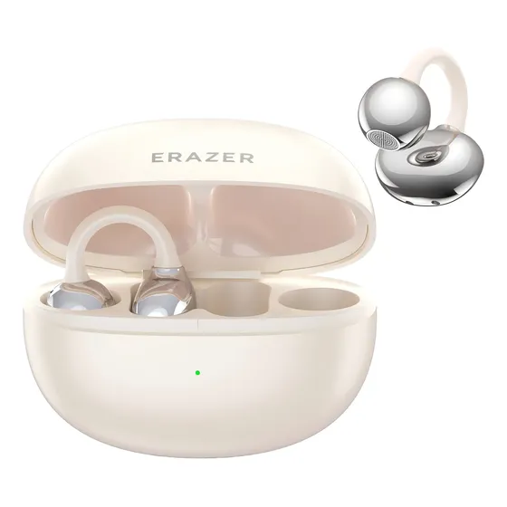 Auriculares Clip On Traductor Erazer Xf36 Blanco