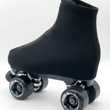 Cubre Patines De Lycra Artistico Valus Color Negro Talle 1