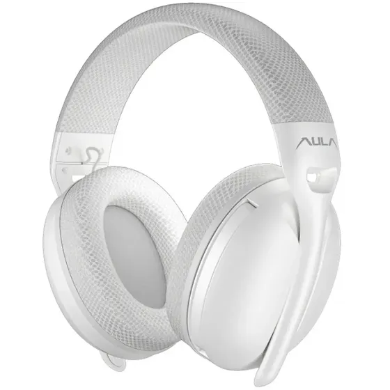 Auriculares Gamer Inalámbricos Aula S6 Blanco
