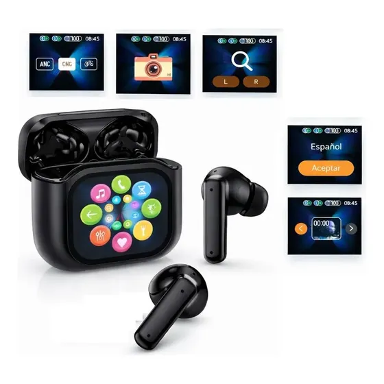 Auriculares Con App Traductor Audio Hi-fi By16 Caja Tactil