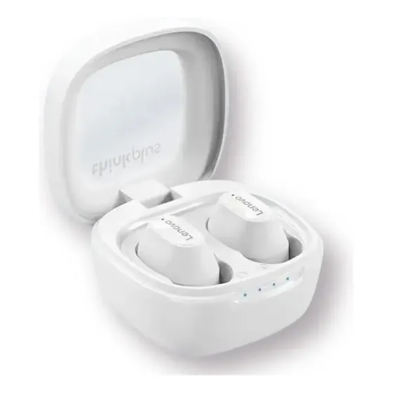 Auriculares Inalambricos Bluetooth Lenovo Xt62 Tactil 25hs Blanco