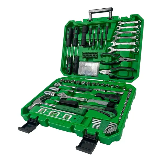 Set De Herramientas Tubos 234 Piezas Branx Crv Maletin Color B350 Verde