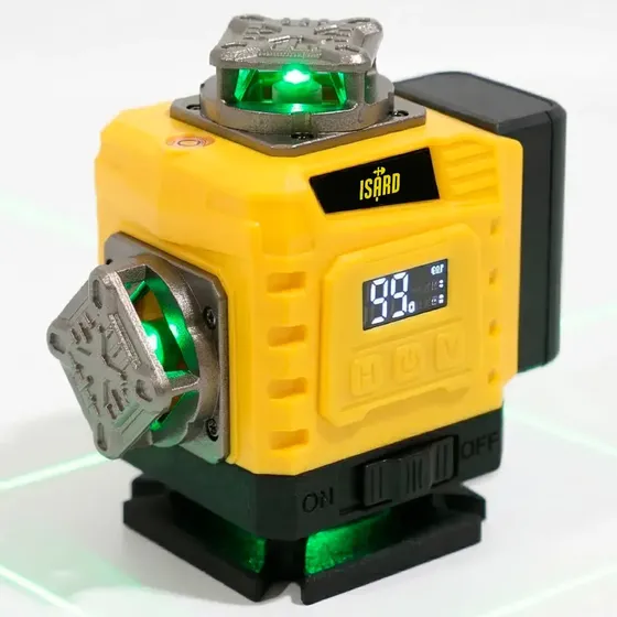 Nivel Laser 16 Lineas Isard Con Tripode Bateria Y Maletin