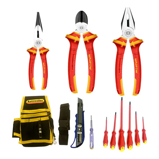 Kit Herramientas Electricista Juego Aislado Full